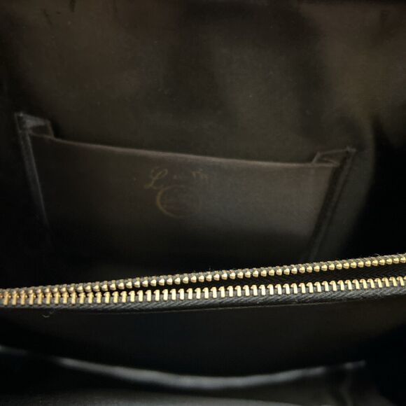 Vintage Black Satin Evening Bag Purse L&M Spot-Lite Exclusive USA W/ Coin Purse - Picture 11 of 15